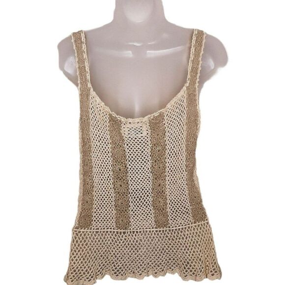 Fil-Pride Vintage Bohemian Crochet Top - Picture 4 of 6